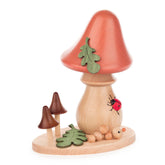 Smoker mushroom with ladybug